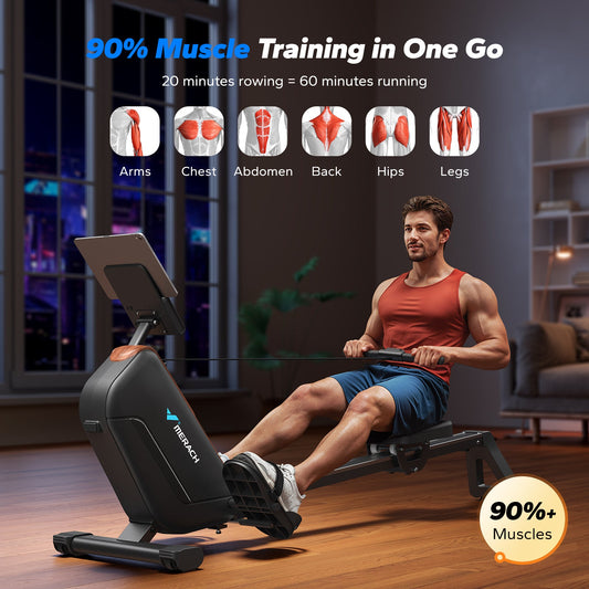 Máquina de remo eletromagnética MERACH R15 Pro