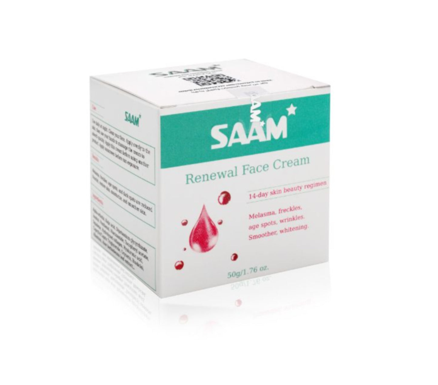 Creme Facial Renovador SAAM – Solução completa para melasma, sardas e manchas escuras