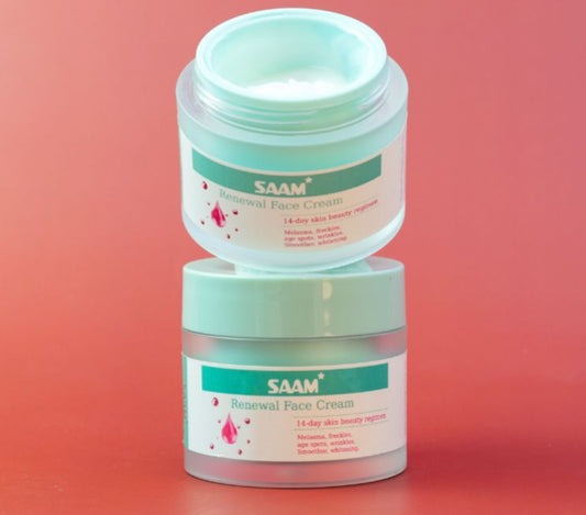 Creme Facial Renovador SAAM – Solução completa para melasma, sardas e manchas escuras
